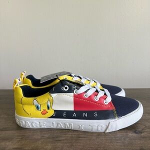 Tommy Jeans Space Jam Legacy X Tweety Bird Sneaker Size 4.5Y or 6.5 Women's #347
